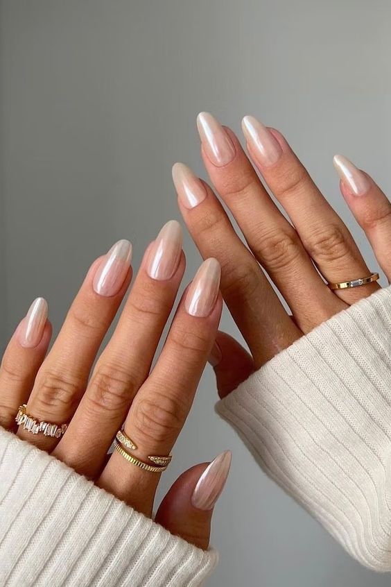 'White Hailey' Gel Nail Stickers